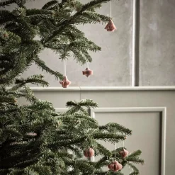 House Doctor Comb Ornaments Dusty Rose^ Juletræspynt|Julepynt