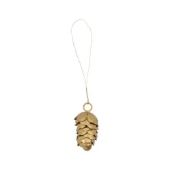 House Doctor Cone Ornaments Gold^ Juletræspynt|Julepynt