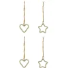 House Doctor Connect Ornaments Champagne (4 Pieces)^ Julepynt