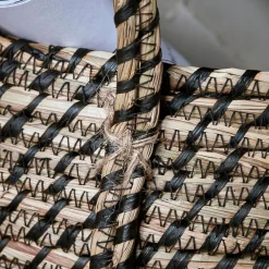 House Doctor Distra Storage Basket Black/Natural Large^ Kurve