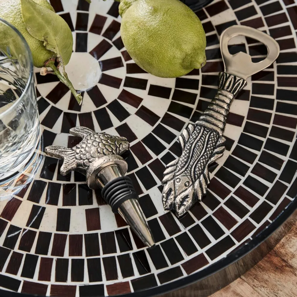 House Doctor Fish Bar Accessories Antique Silver^ Køkken