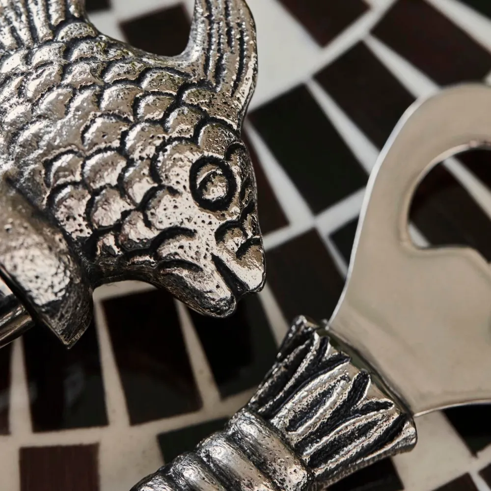 House Doctor Fish Bar Accessories Antique Silver^ Køkken