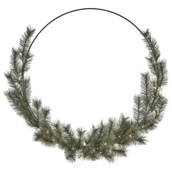 House Doctor Giant Wreath With LED Nature Large^ Julepynt