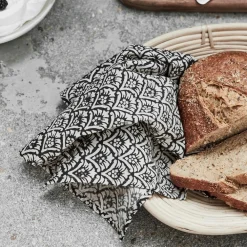 House Doctor Join Napkins Black/Off White^ Køkken