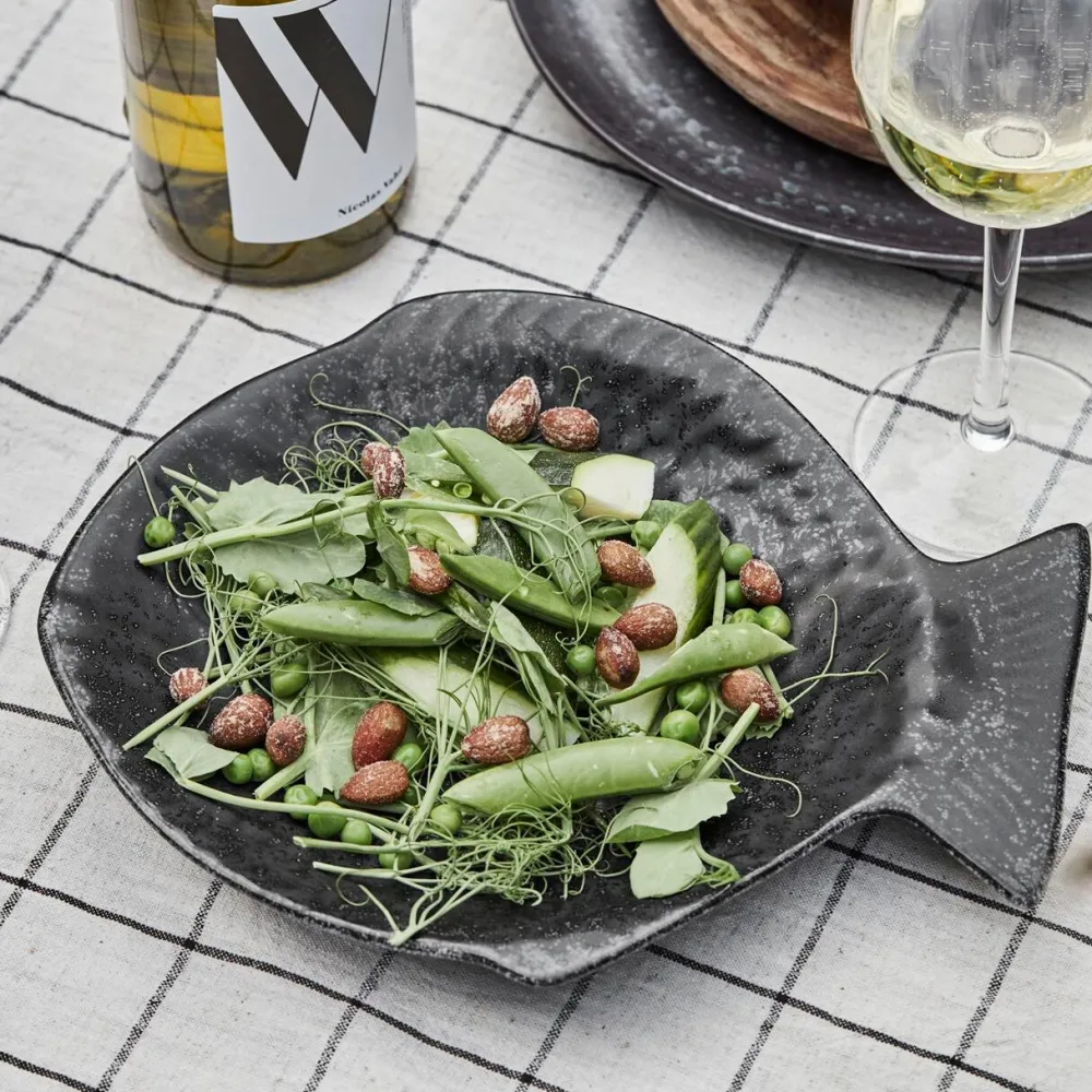 House Doctor Kala Serving Dish Black^ Køkken