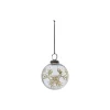 House Doctor Leaf Ornament Clear/Golden^ Juletræspynt|Julepynt