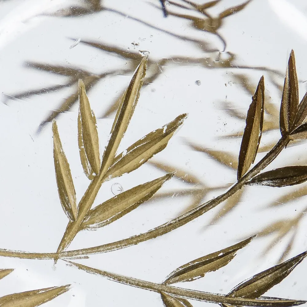 House Doctor Leaf Ornament Clear/Golden^ Juletræspynt|Julepynt