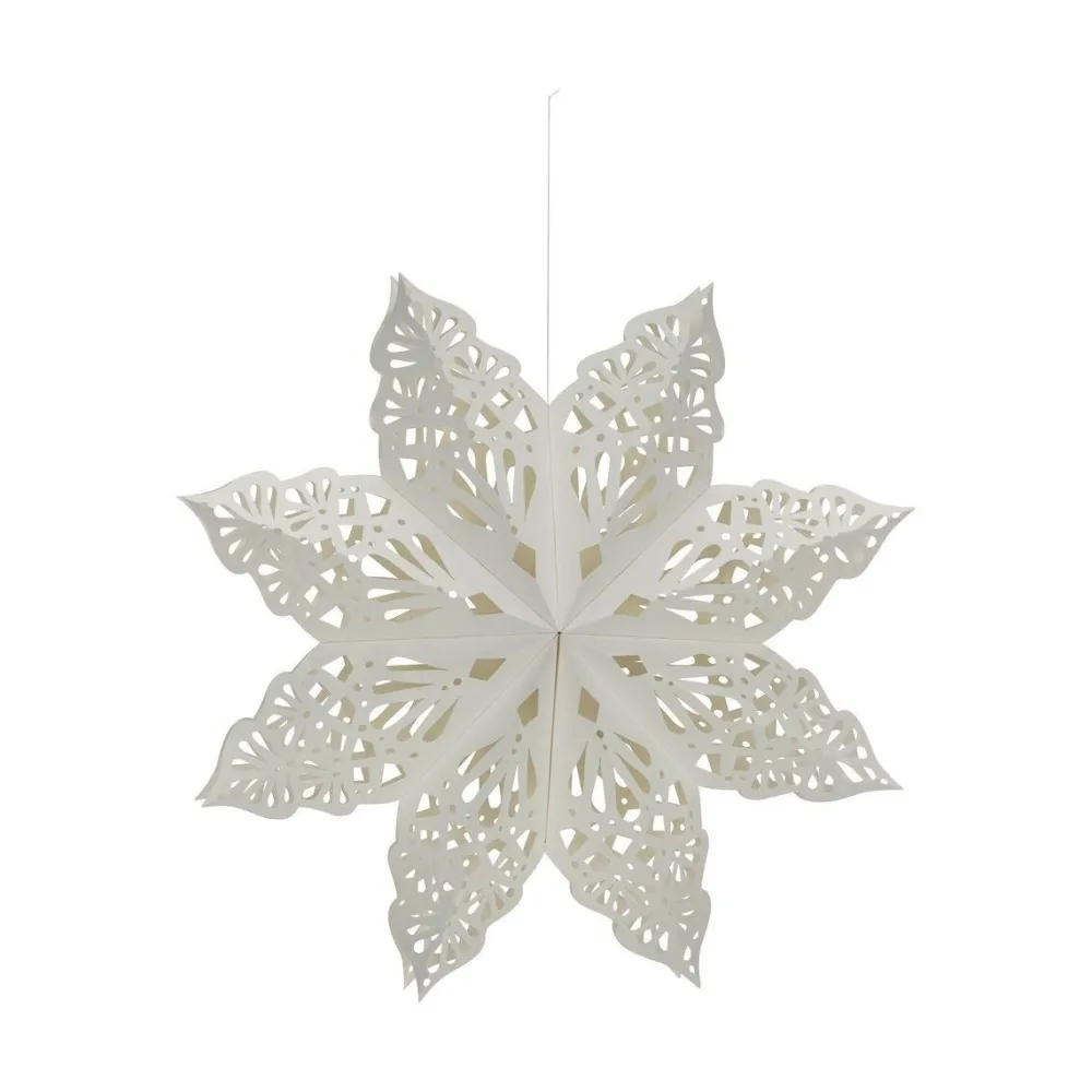 House Doctor Lehlo Stars White^ Juletræspynt|Julepynt