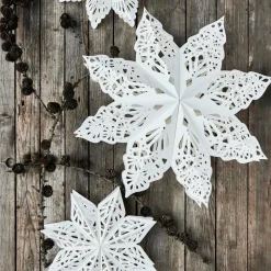 House Doctor Lehlo Stars White^ Juletræspynt|Julepynt