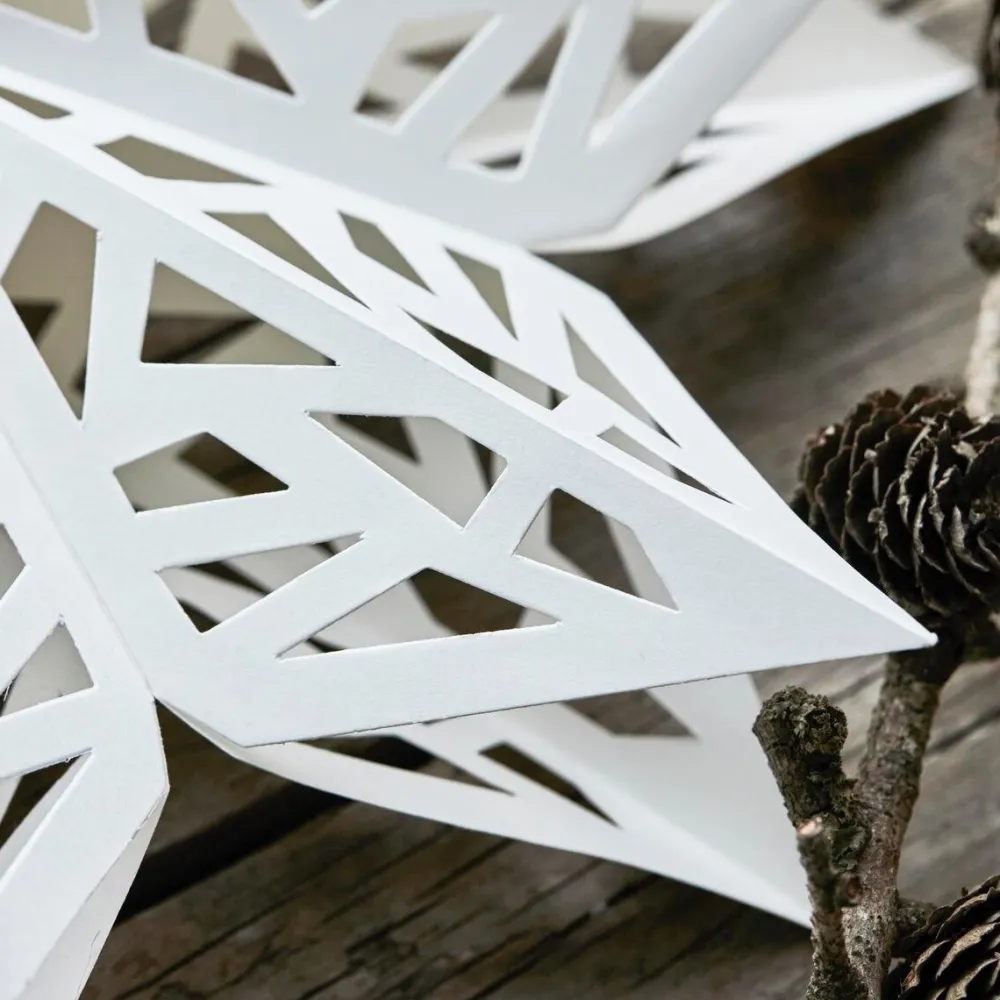 House Doctor Lehlo Stars White^ Juletræspynt|Julepynt