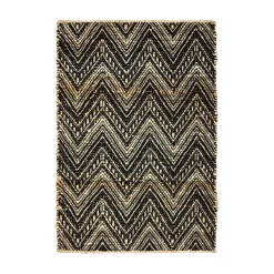 House Doctor Monta Door Mat Nature/Black 60x90 cm^ Entré|Tæpper & Måtter