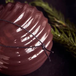 House Doctor Ornament Glassy Brown^ Juletræspynt|Julepynt