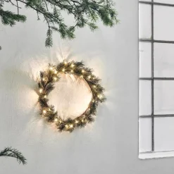 House Doctor Peuce Wreath With LED Nature^ Julepynt