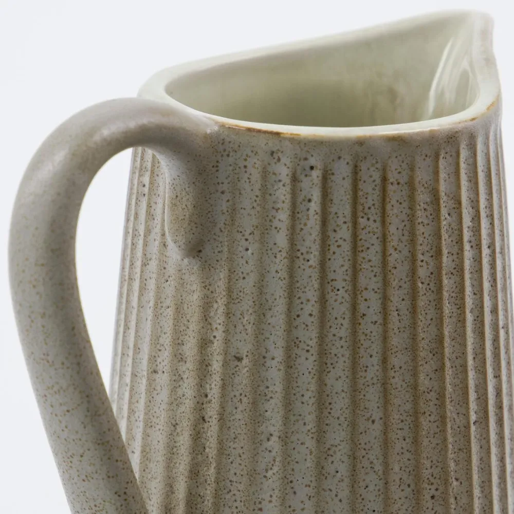 House Doctor Pleat Jug Grey/Brown Small^ Keramik & Porcelæn
