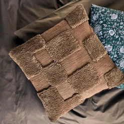 House Doctor Potus Cushion Brown 50x50 cm^ Puder