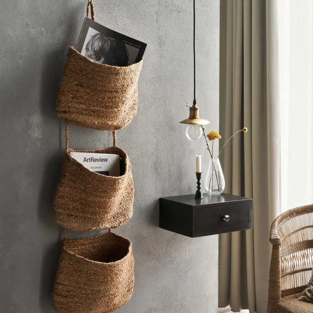 House Doctor Ramla Hanging Baskets Natural^ Kurve