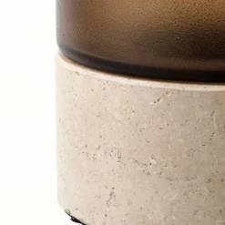 House Doctor Rivo Candle Holder Brown Small^ Lysestager