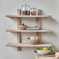 House Doctor Set Shelf Natural^ Hylder