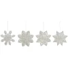 House Doctor Snowflake Ornaments White^ Julepynt