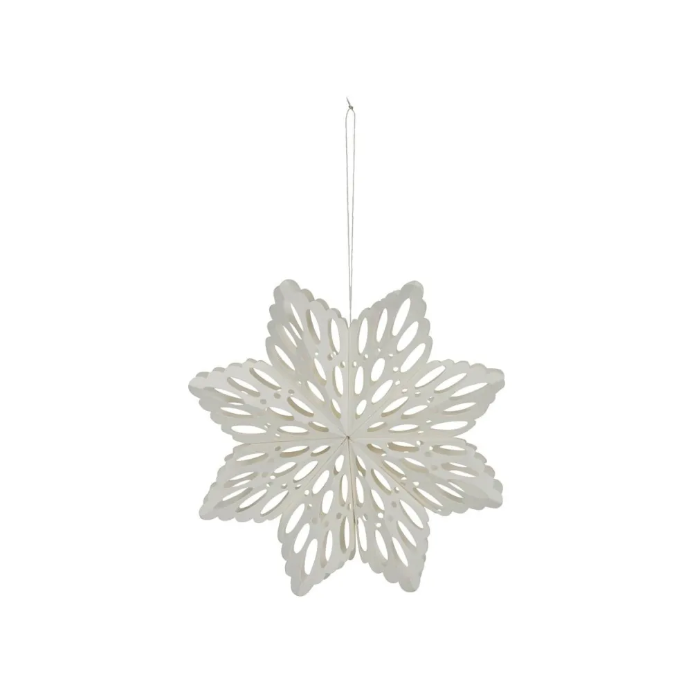 House Doctor Snowflake Ornaments White^ Julepynt