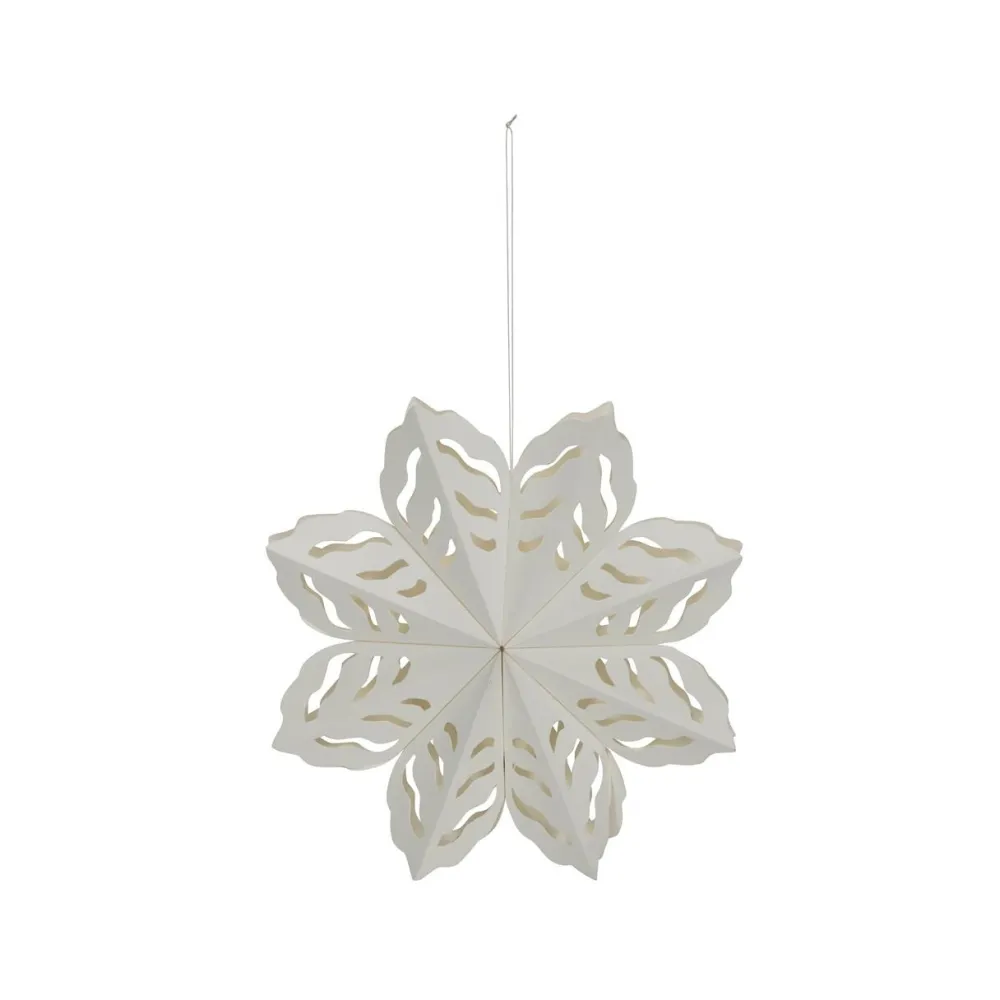House Doctor Snowflake Ornaments White^ Julepynt
