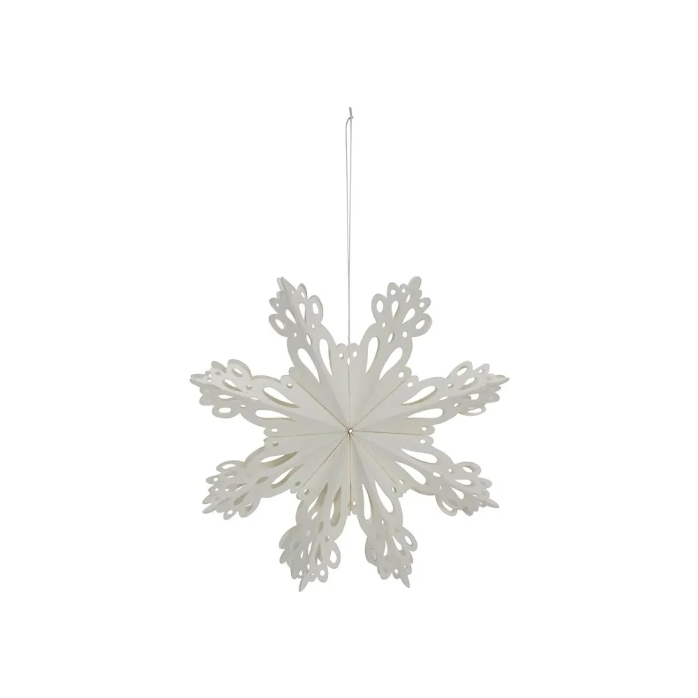 House Doctor Snowflake Ornaments White^ Julepynt