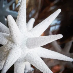 House Doctor Spike Ornament White/Glitter Small^ Juletræspynt|Julepynt