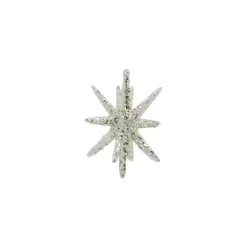 House Doctor Spike Ornament Silver/Glitter Small^ Juletræspynt|Julepynt