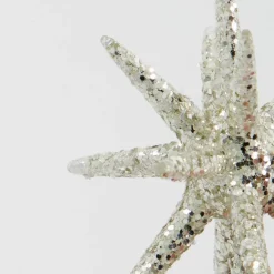 House Doctor Spike Ornament Silver/Glitter Small^ Juletræspynt|Julepynt