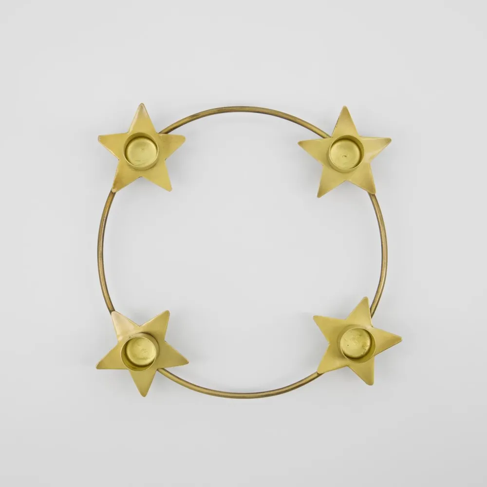 House Doctor Stage Candle Holder Antique Brass^ Julepynt|Adventsstager