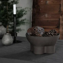 House Doctor Stand Bowl Brown^ Skåle & Bakker|Andet Boligtilbehør