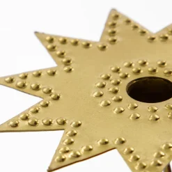 House Doctor Star Candle Holder Antique Brass (6 Pieces)^ Julepynt
