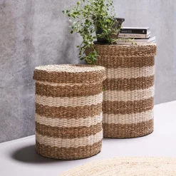 House Doctor Storage Baskets Geet Nature/Brown^ Kurve