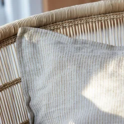 House Doctor Streak Cushion Mustard 50x50 cm^ Puder