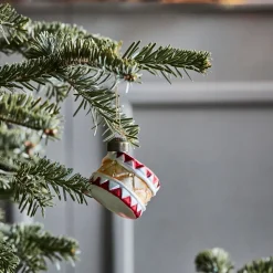 House Doctor Tambur Ornament Red/Gold^ Juletræspynt|Julepynt