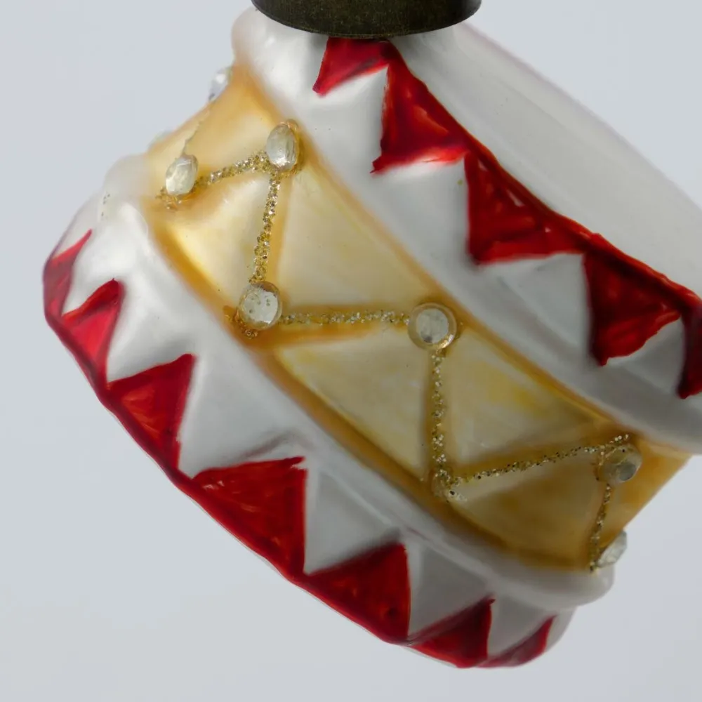 House Doctor Tambur Ornament Red/Gold^ Juletræspynt|Julepynt