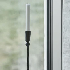 House Doctor Trivo Floor Candle Stand Black Low^ Lysestager