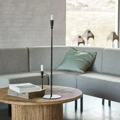 House Doctor Trivo Floor Candle Stand Black High^ Lysestager