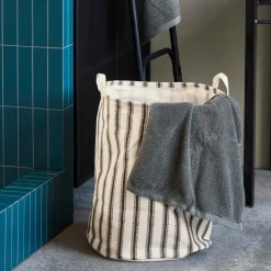 House Doctor Vibes Laundry Bag Light Brown^ Kurve