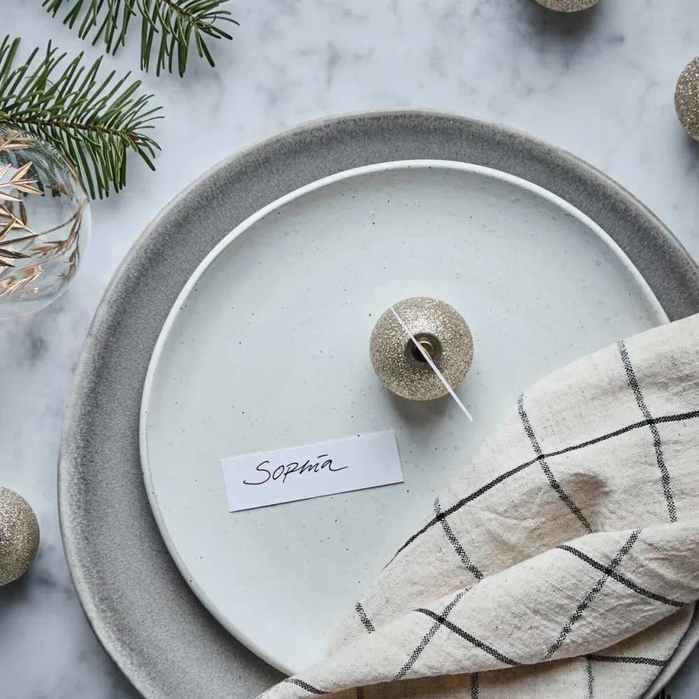 House Doctor Visit Card Holders Champagne^ Julepynt|Juleborddækning