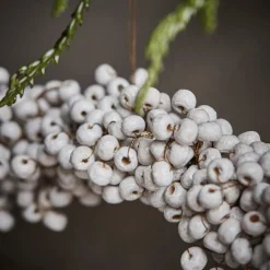 House Doctor Winter Wreath White Large^ Julepynt