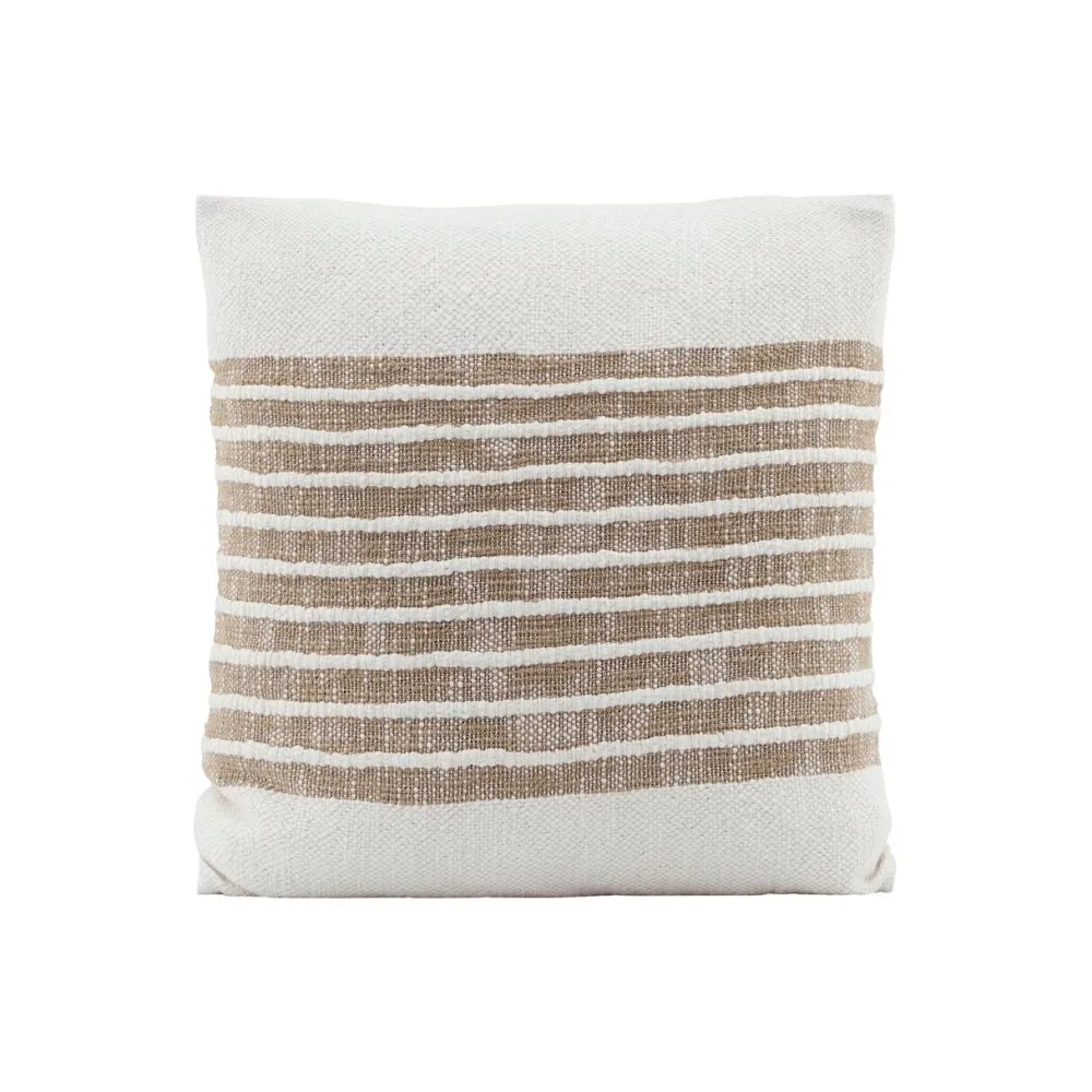 House Doctor Yarn Cushion Light Brown 50x50 cm^ Puder