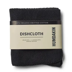 Humdakin Knitted Dishcloth Coal^ Køkken|Køkkentekstiler
