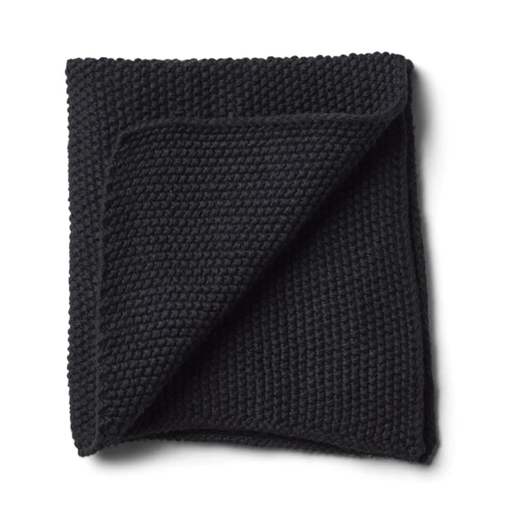 Humdakin Knitted Dishcloth Coal^ Køkken|Køkkentekstiler