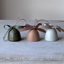 Julie Damhus Studio Juleklokke Beige^ Juletræspynt|Julepynt