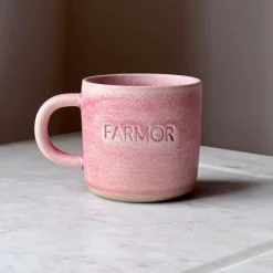 Julie Damhus Studio Oda Farmor Kop Rosa^ Keramik & Porcelæn