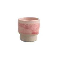 Julie Damhus Studio Oda Æggebæger Rosa^ Keramik & Porcelæn