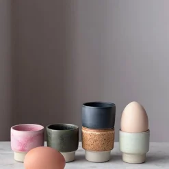 Julie Damhus Studio Oda Æggebæger Grøn^ Keramik & Porcelæn