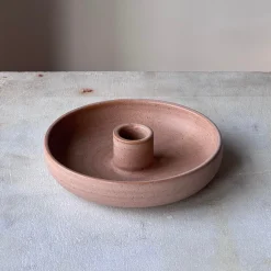 Julie Damhus Studio Oda Lysestage Skål Lille Beige^ Andet Boligtilbehør|Lysestager