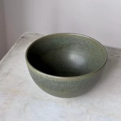 Julie Damhus Studio Oda Skål Mellem Grøn^ Køkken|Keramik & Porcelæn
